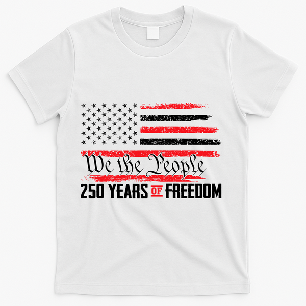 250 Anniversary Years Of Freedom USA T-Shirt - White
