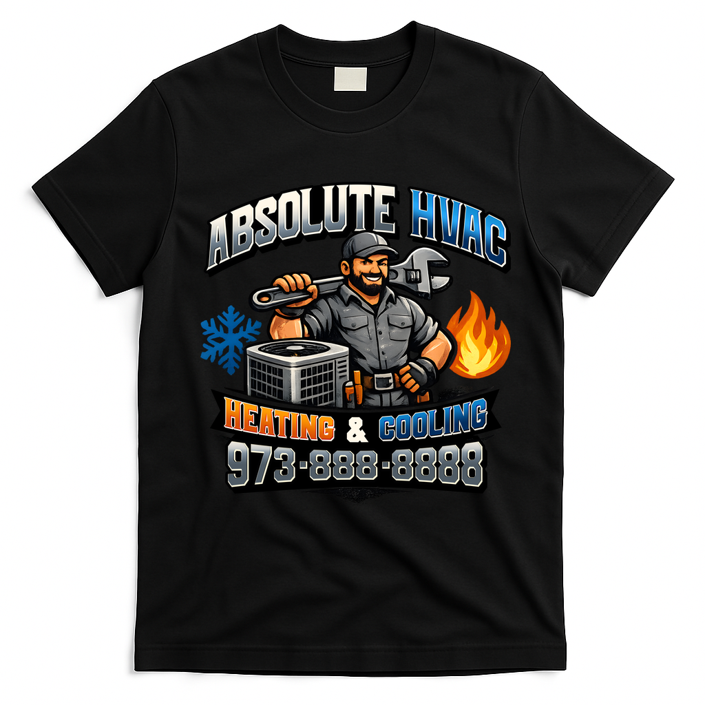 Absolute Hvac T-Shirt - Black