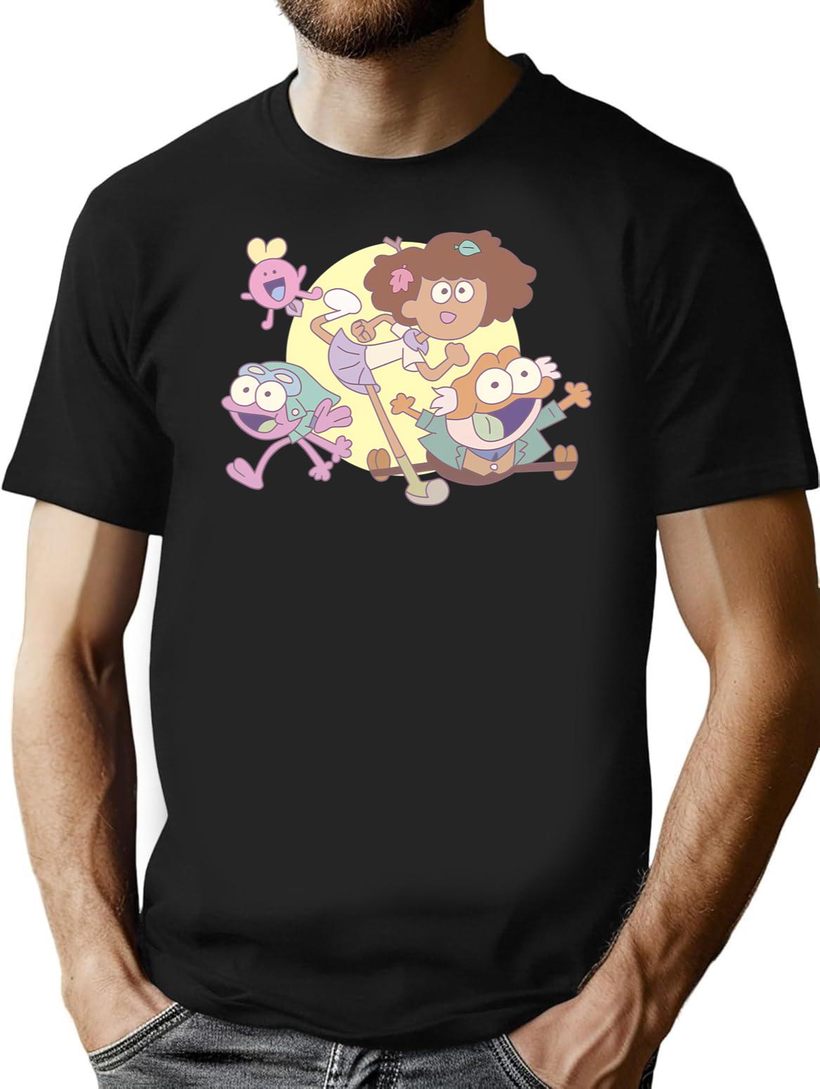 Amphibia - Plantar Family (Credits) Black T-Shirt - Black