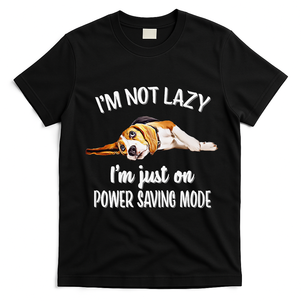 Beagle Dog Lover Tee Funny Beagle T-Shirt - Black