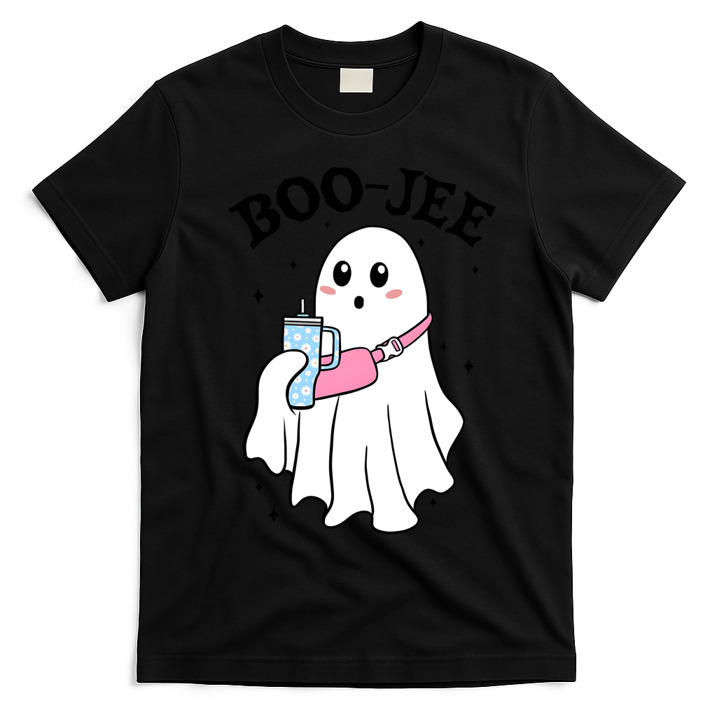 Boo Jee Halloween T-Shirt - Black