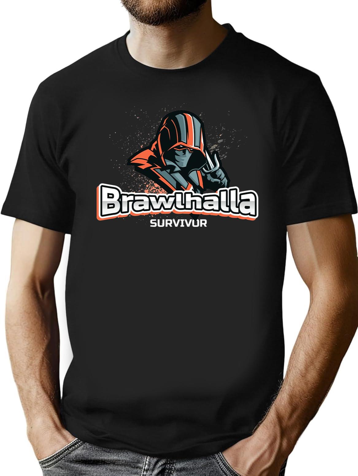 Brawlhalla Survivor - Brawlhalla Black T-Shirt - Black
