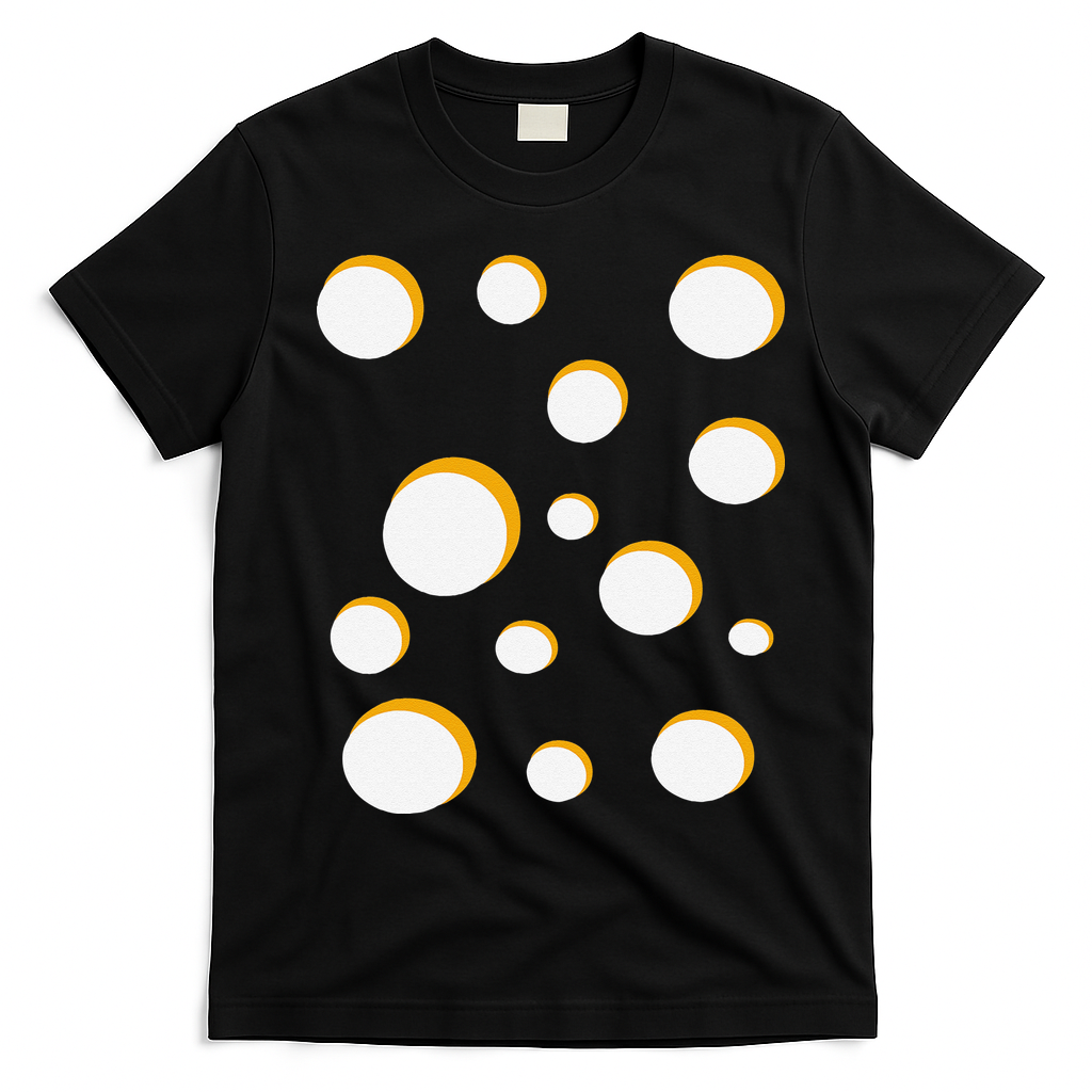 Cheese Costume Swiss Gouda Brie Cheddar Halloween T-Shirt - Black