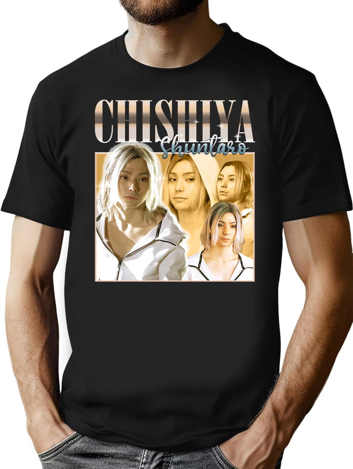 Chishiya Shuntaro Black T-Shirt - Black