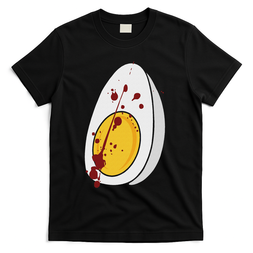 Deviled Egg Costume Halloween Item T-Shirt - Black