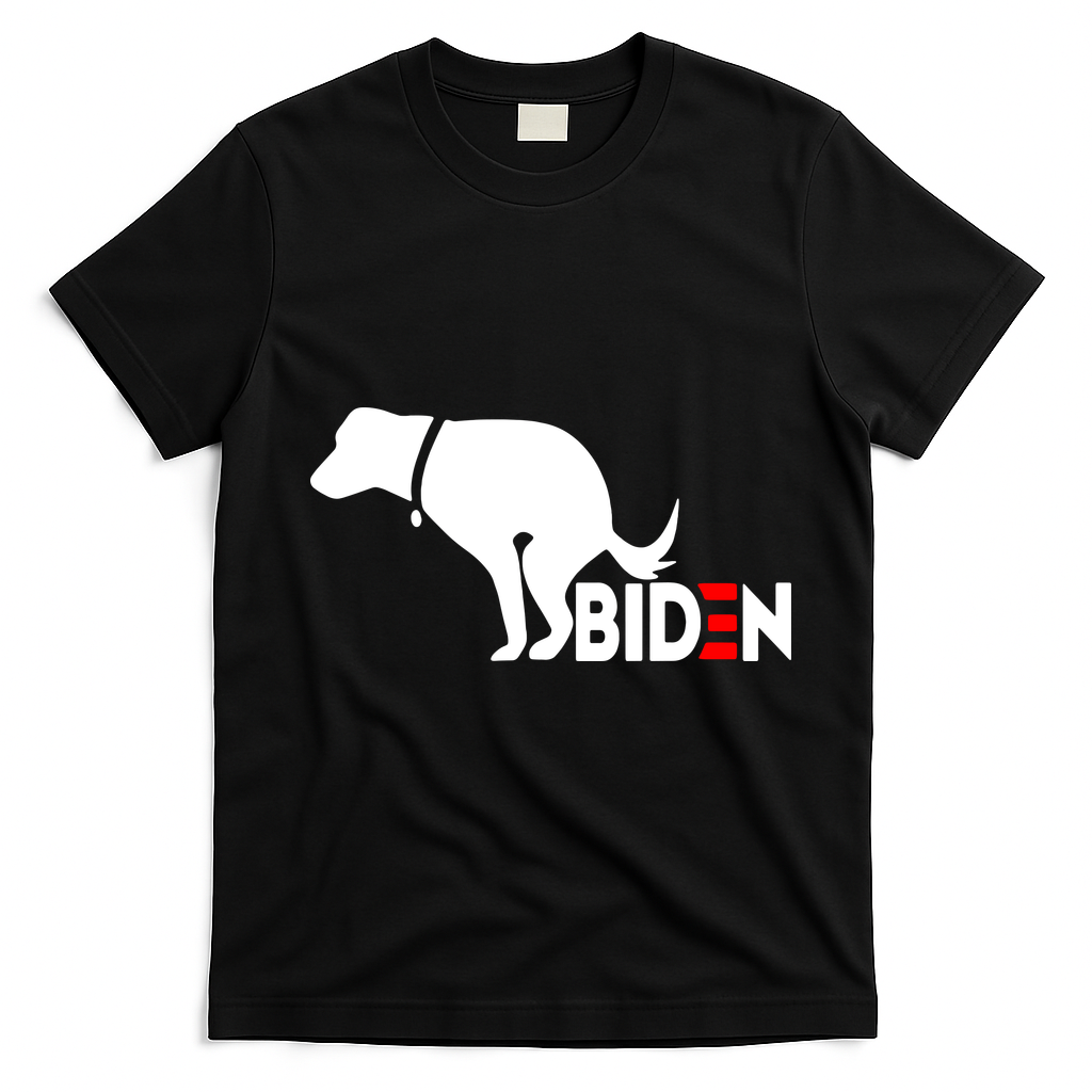 Even My Dog Hates Biden T-Shirt - Black