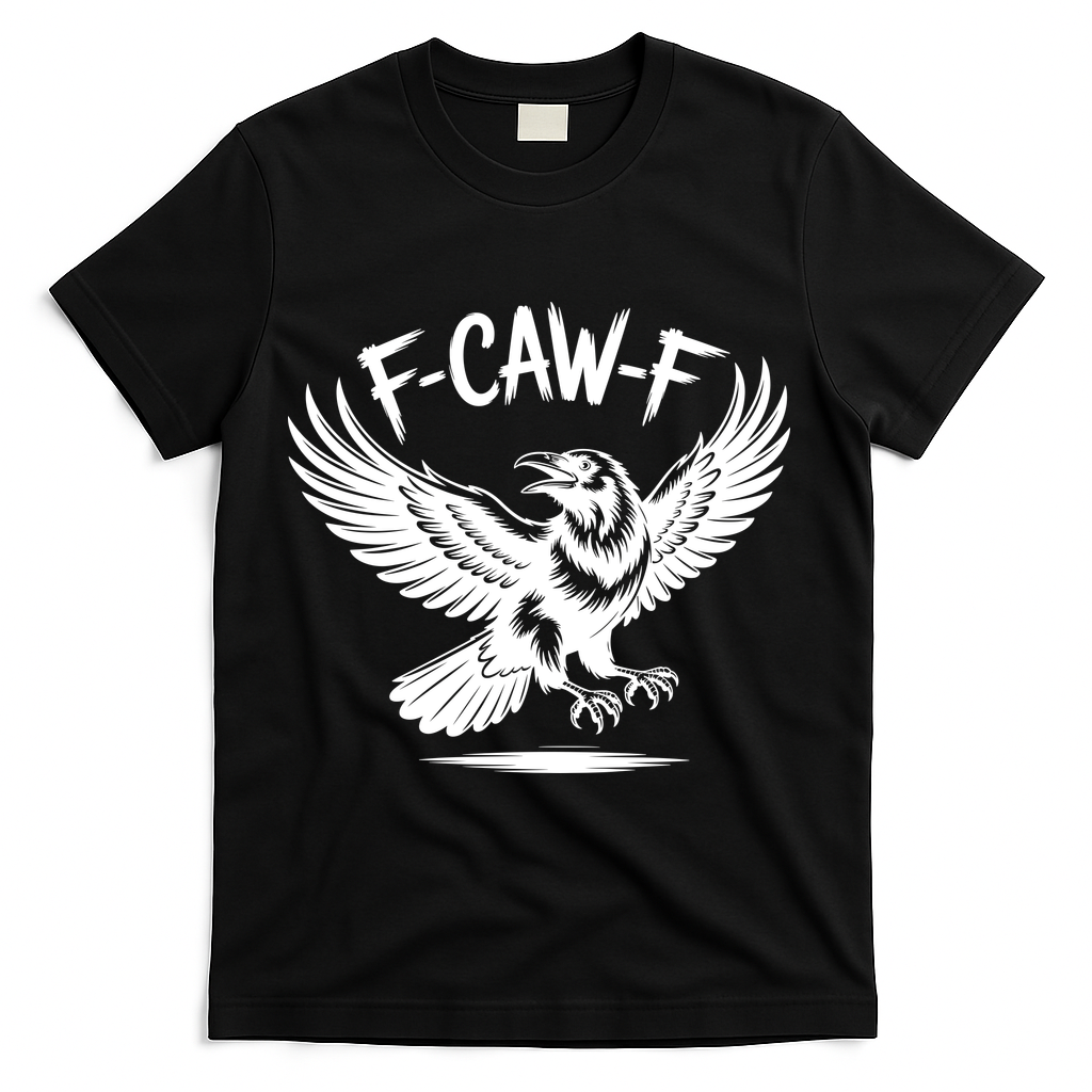 F-caw-F T-Shirt - Black