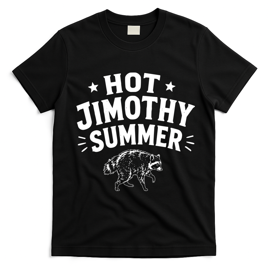 Funny Vintage Hot Jimothy Summer T-Shirt - Black