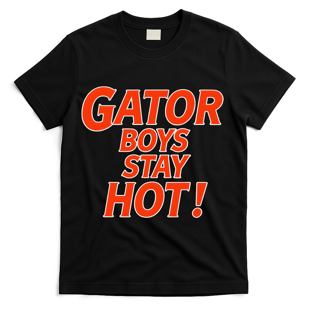 Gator Stay Hot Tees For Women T-Shirt - Black