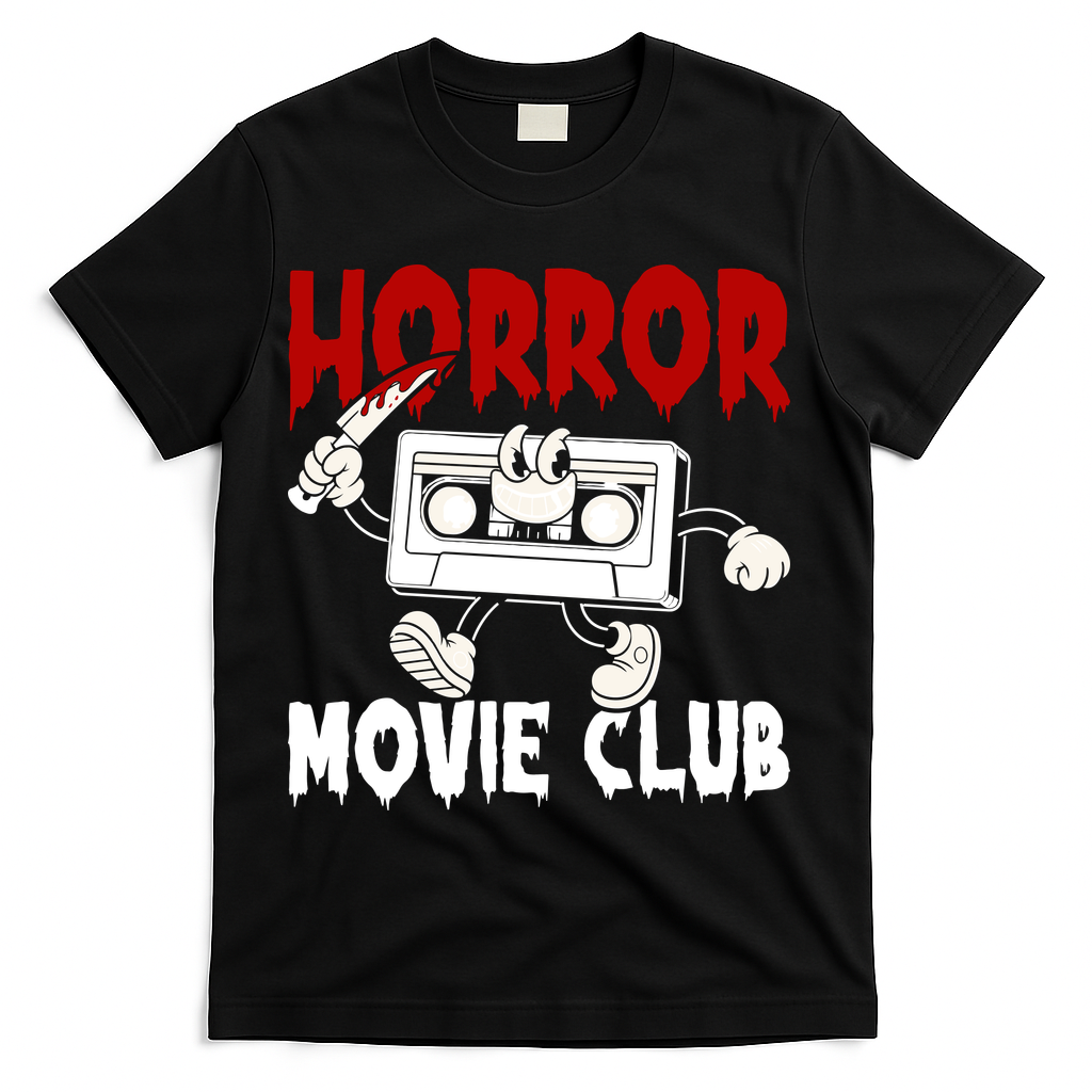 Horror Movie Club T-Shirt - Black