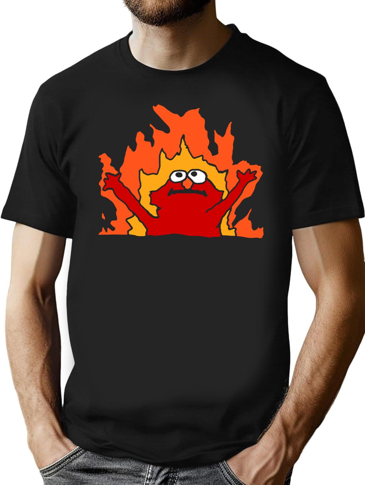Hellmo Funny Cake Meme Black T-Shirt - Black