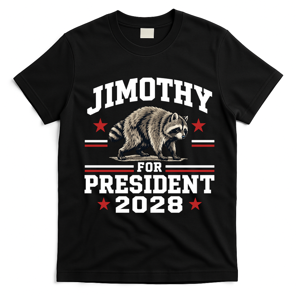 Jimothy For President 2028 T-Shirt - Black