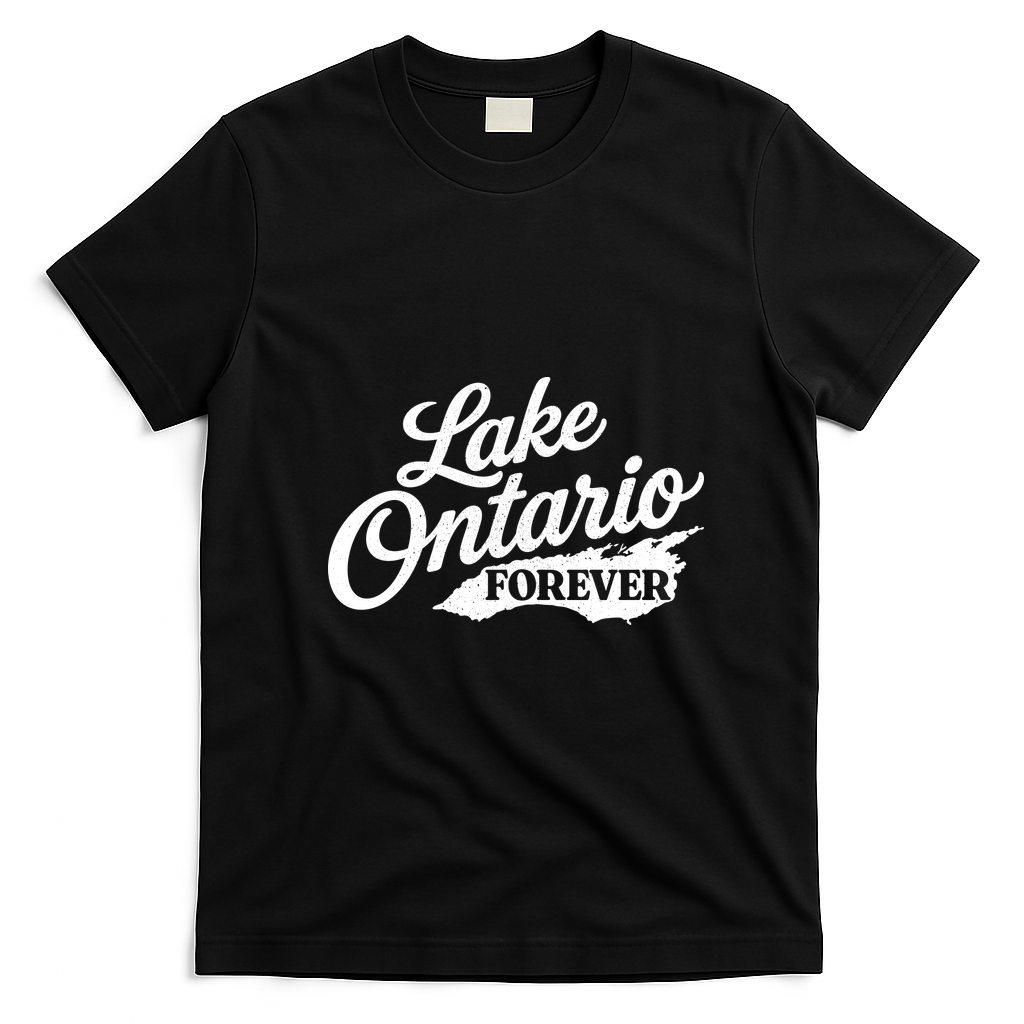 Lake Ontario Forever T-Shirt - Black