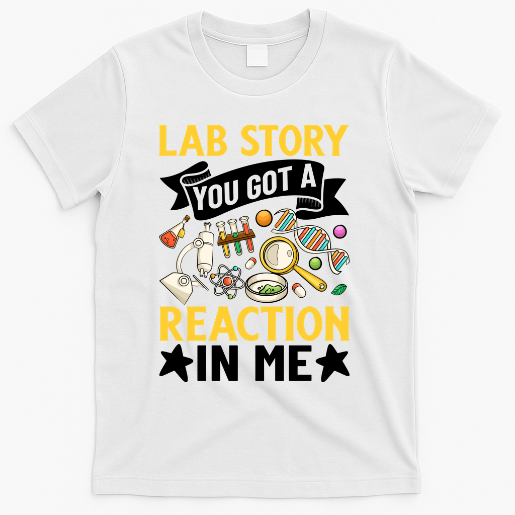 Lab Story Lab Week Medical Laboratory Technician Team T-Shirt - White