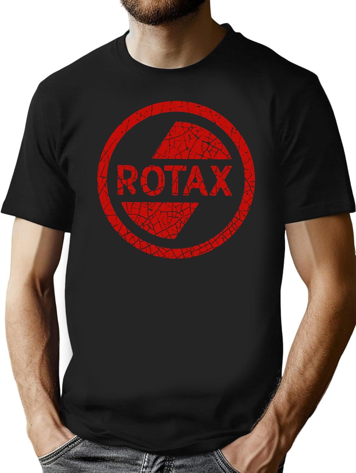 Rotax Motors 75 Classic Black T-Shirt - Black