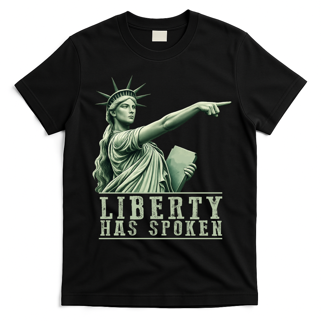 Sophie Basketball Point God Liberty Has Spoken T-Shirt - Black