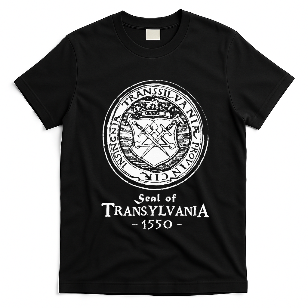 Seal Of Transylvania Vlad Impaler Wallachia T-Shirt - Black