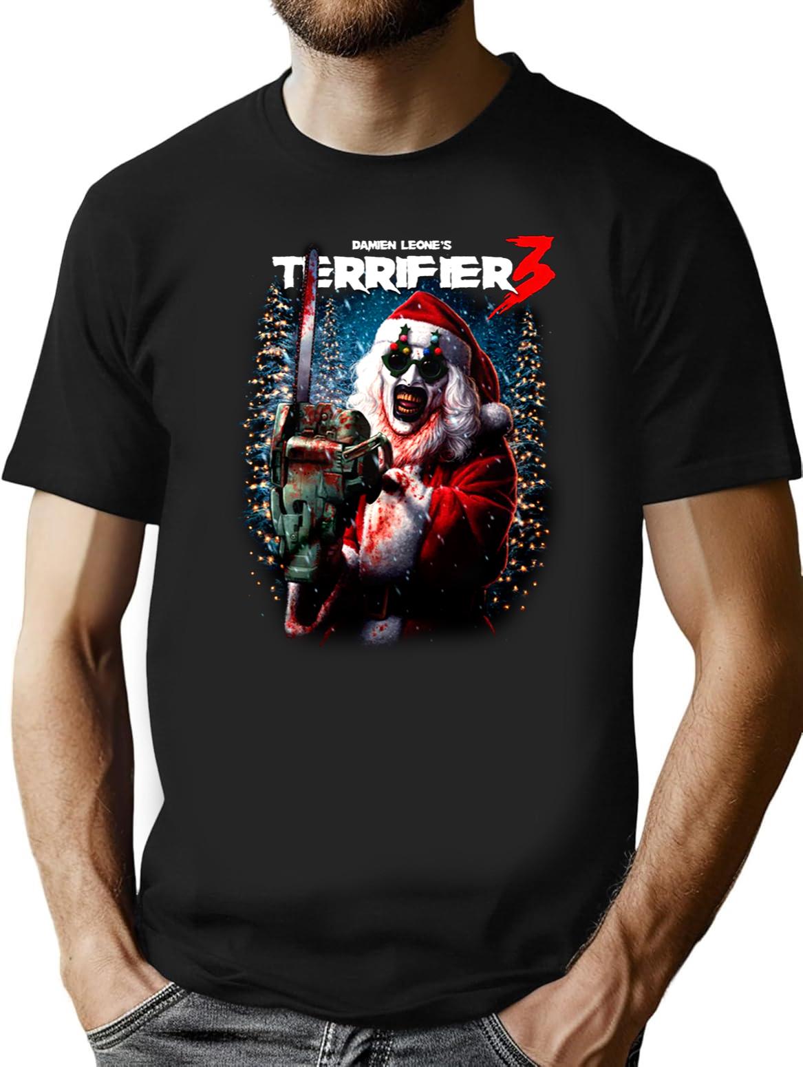 Terrifier 3 Merry Mayhem Black T-Shirt - Black