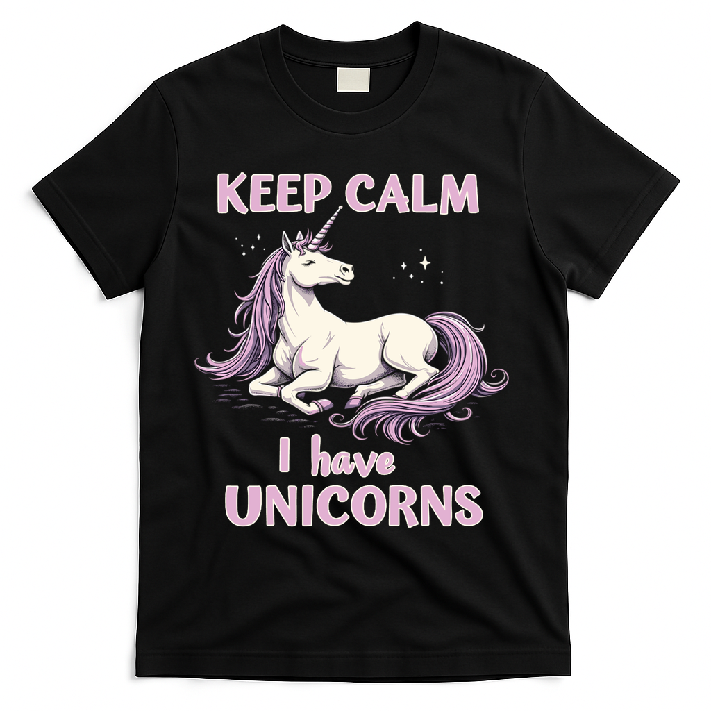 Unicorn Breeder Funny Magical Creature And Fantasy Cool Gift T-Shirt - Black
