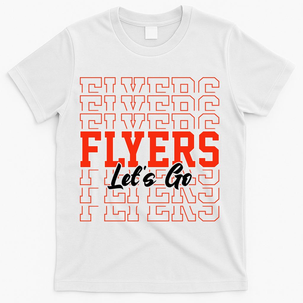 Vintage Flyers Lets Go T-Shirt - White