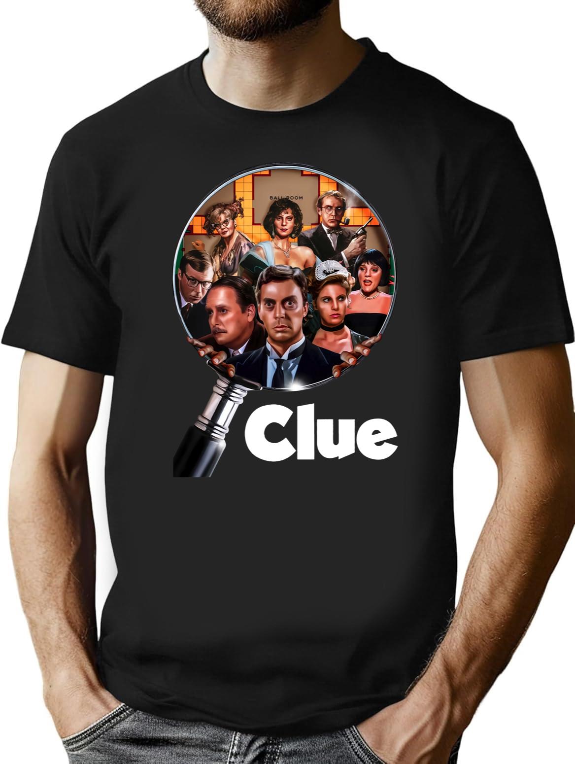 Vintage Zoom Clue Movie Squad Classic Black T-Shirt - Black
