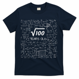 10th Birthday, Square Root Of 100 10 Years Old T-Shirt - Navy