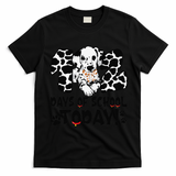 102 Days Of School Today Dalmatian Dog Funny 100th Day T-Shirt - Black