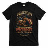 250th Anniversary United States Descendant Of A Patriot T-Shirt - Black
