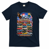 2026 Woodward America’s Greatest Cruise 250 Years Of Freedom T-Shirt - Navy Blue