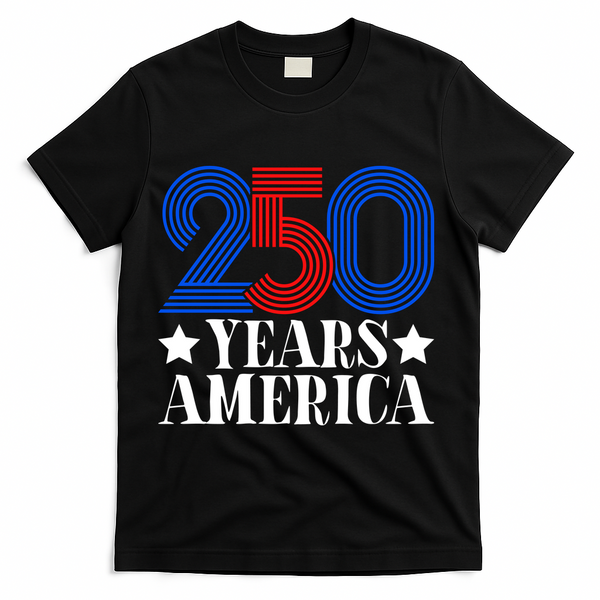 250 Years Of America T-Shirt - Black