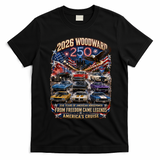 250 Years Of American Horsepower 2026 Woodward Cruising M1 T-Shirt - Black
