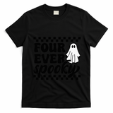 4th Fourth Birthday Four Year Old Halloween Four Ever Spooky T-Shirt - Black