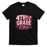 4th Grade Vibes Back To School T-Shirt - Black