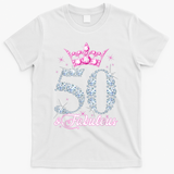 50 and Fabulous 50th Birthday Shirt For WoM.e.n.s T-Shirt - White