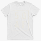 50 AF Funny 50th Birthday Fiftieth Birthday T-Shirt - White