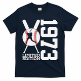 50th Birthday Baseball Limited Edition 1973 T-Shirt - Navy