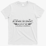 50th Birthday Classic 1976 Limited Edition Metallic Chrome Birthday T-Shirt - White