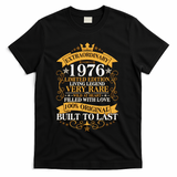 50th Birthday Extraordinary 1976 Limited Edition Living Legend Very Rare  T-Shirt - Black