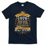 50th Birthday Extraordinary 1976 Limited Edition Living Legend Very Rare  T-Shirt - Navy
