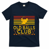 50th Birthday Funny Golf Old Balls Club Member T-Shirt - Navy