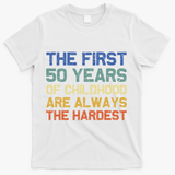 50th Birthday Gift Vintage 1972 T-Shirt - White