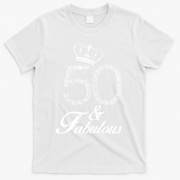 50th Birthday Gift Diamond 1968 For Women T-Shirt - White