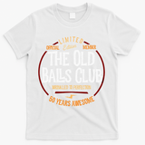 50th Birthday Old Ball Club 50 Years Awesome For Old Fart T-Shirt - White