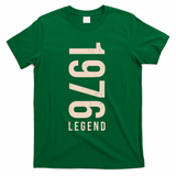 50th Birthday Vintage Legend 1976 T-Shirt - Green