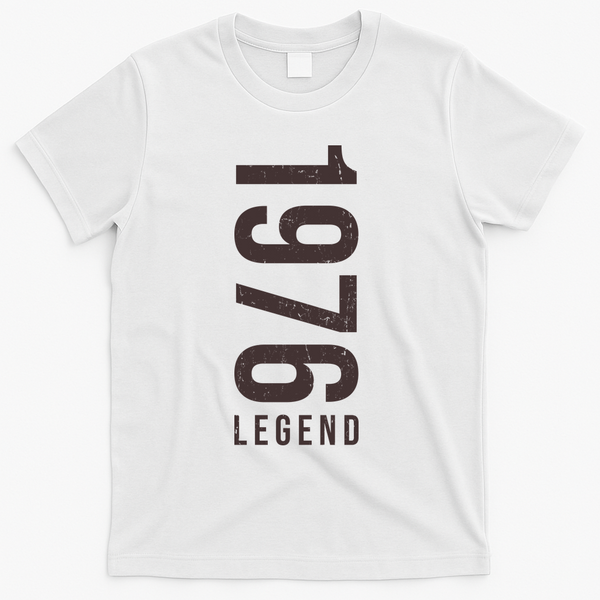 50th Birthday Vintage Legend 1976 T-Shirt - White