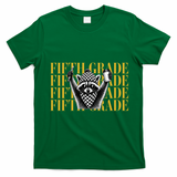 5th Fifth Grade Funny Raccoon Back To School T-Shirt - Irish Green