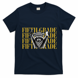 5th Fifth Grade Funny Raccoon Back To School T-Shirt - Navy Blue