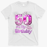 50 It's My Birthday 1972 50th Birthday Gifts WoM.e.n.s Girls T-Shirt - White