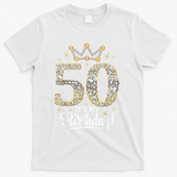 50 years old It's my Birthday Wo 50th Birthday T-Shirt - White