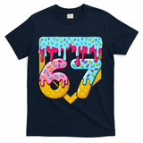 67 Ice Cream Drip Meme Six Seven Gen Alpha Slang T-Shirt - Navy